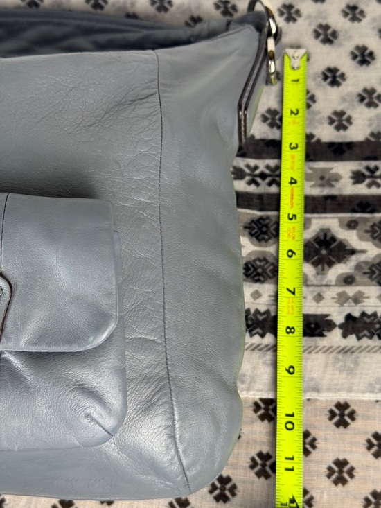 COACH Kristin Hobo Shoulder Bag | Style 14783 | Slate Gray | Silver Hardware - Picture 13 of 13